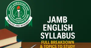 JAMB ENGLISH syllabus
