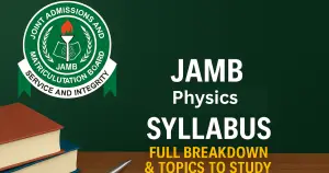 JAMB Physics syllabus 2026