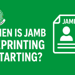 When is JAMB Reprinting Starting? (2025 UTME Guide) If you’re preparing for the 2025 JAMB UTME, one important question on your mind is likely: “When is JAMB reprinting starting?” Every year, the Joint Admissions and Matriculation Board (JAMB) requires all registered candidates to reprint their exam slips before sitting for the UTME. This slip carries crucial details like your exam date, time, and venue, which are not shown during initial registration. Without this slip, you cannot gain entry into the exam hall. That’s why knowing the official reprinting date for JAMB 2025 is vital. This guide explains: The official start date for JAMB reprinting 2025 Step-by-step instructions on how to reprint your JAMB slip Common challenges and how to solve them Tips to avoid mistakes during reprinting Key FAQs candidates often ask about JAMB reprinting By the end of this article, you’ll know exactly when reprinting starts, how to do it successfully, and how to prepare for your exam without stress.